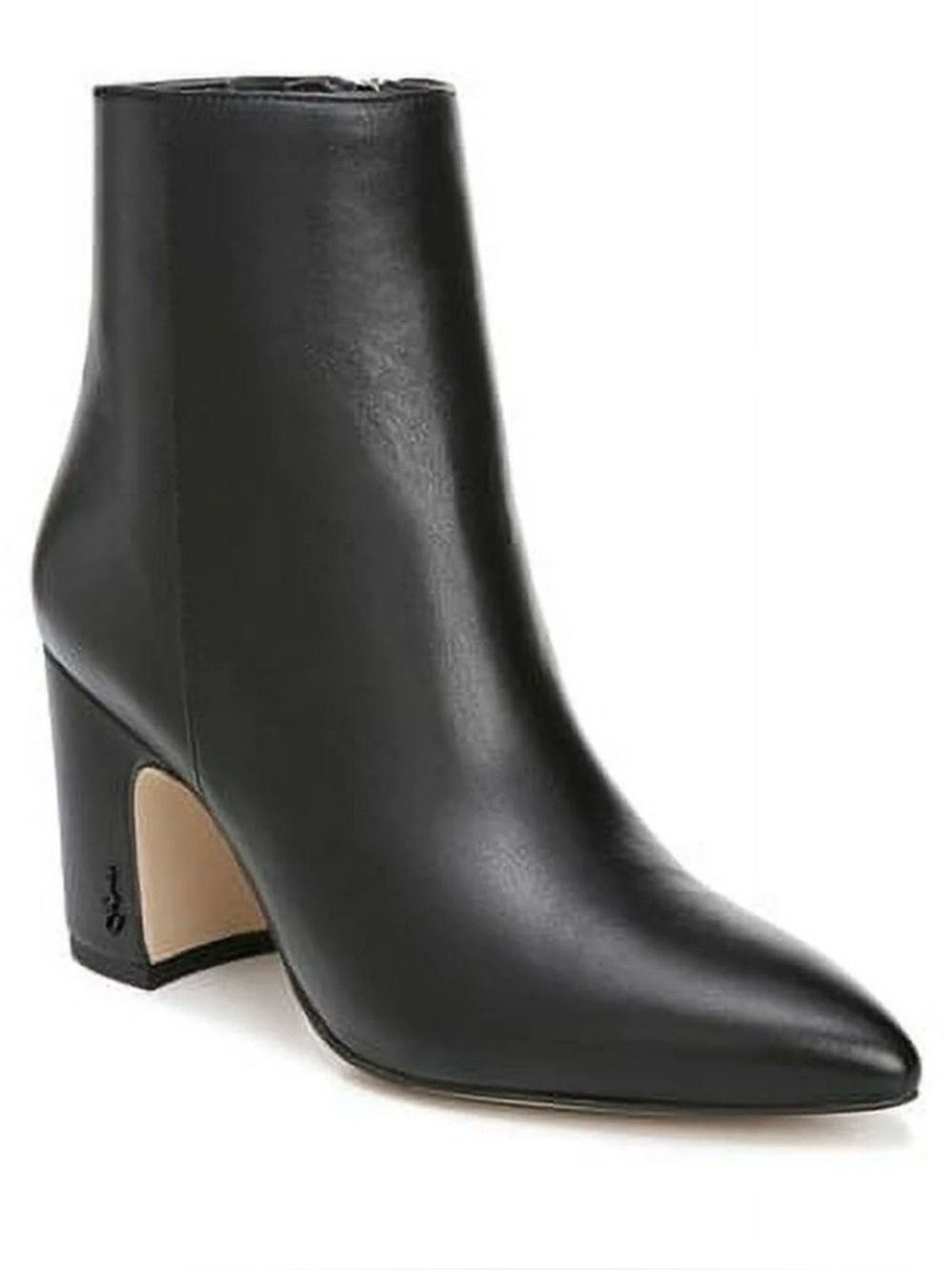 Sam Edelman Hilty Bootie in Black Leather, size 9